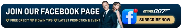 Join the BSB007 Facebook page: free credit, big-win tips, latest promotions and events