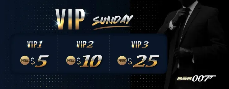 VIP Sunday at BSB007: free AUD 5, 10 and 25